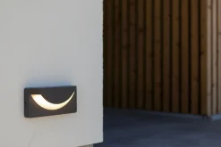 Eco-Light LED Wandleuchte Aluminium IP54 B:23,1 cm 3000 K 450 lm* Außenwandleuchten|Led Außenleuchten