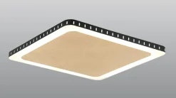 Online Eco-Light LED Wandleuchte Aluminium Gold Schwarz 3000 K B:41 cm