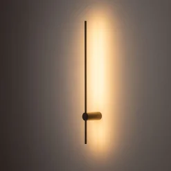 Hot Nowodvorski LED Wandleuchte Aluminium Seidenolive H:80 cm indirekt