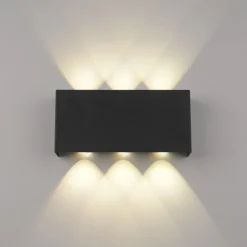 Hot Just Light LED Wandleuchte Anthrazit Up Down dimmbar B:17 cm 2 W