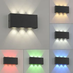 Hot Just Light LED Wandleuchte Anthrazit Up Down dimmbar B:17 cm 2 W