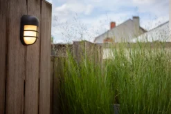 Eco-Light LED Wandleuchte Anthrazit Aluminium H:19,3 cm IP54 14 W* Metall Lampen|Feuchtraumleuchten