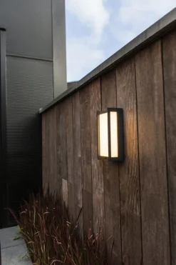 Sale Eco-Light LED Wandleuchte Anthrazit IP54 blendarm BRENSOM