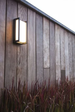 Sale Eco-Light LED Wandleuchte Anthrazit IP54 blendarm BRENSOM