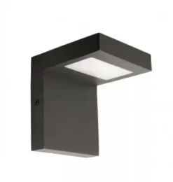 Clearance SU-MA LED Wandleuchte Anthrazit IP54 4000K 720lm