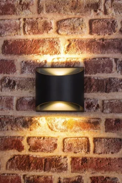 Eco-Light LED Wandleuchte Außen Aluminium IP44 B:13,1 cm Up Down* Metall Lampen|Led Außenleuchten