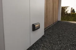 Eco-Light LED Wandleuchte Außen Aluminium Anthrazit IP54 B:23 cm* Metall Lampen|Led Außenleuchten