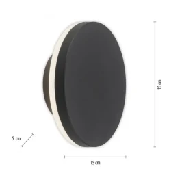 Paul Neuhaus LED Wandleuchte außen Metall IP65 3000 K indirekt* Metall Lampen|Feuchtraumleuchten