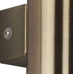 Searchlight LED Wandleuchte außen Up Down IP44 in Messing Antik klein* Rustikale Lampen|Led Außenleuchten