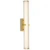 Online Searchlight LED Wandleuchte Bad 63 cm IP44 Glas Metall in Gold