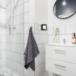 Searchlight LED Wandleuchte Badezimmer IP44 Schwarz Weiß 3000 K H: 10 cm* Led Lampen|Wandleuchten