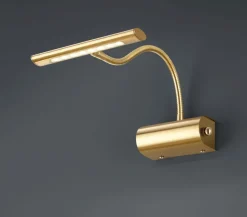 New Trio Reality LED Wandleuchte CURTIS in Messing matt