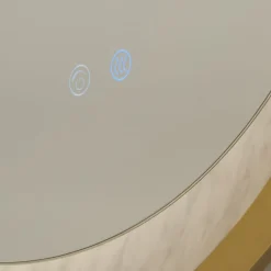 Searchlight LED Wandleuchte dimmbar in Gold Weiß Touch IP44 Ø80 cm* Flurlampen|Metall Lampen