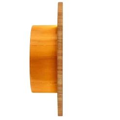 Elstead LED Wandleuchte Holz Furnier Teak D: 25 cm rund 3000 K warmweiß* Flurlampen|Wohnzimmerlampen