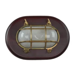 Online Laura Suardi LED Wandleuchte Holz Messing 3000K Maritim Flur