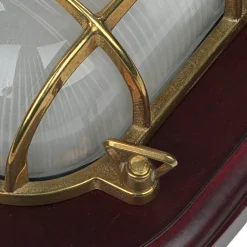 Online Laura Suardi LED Wandleuchte Holz Messing 3000K Maritim Flur