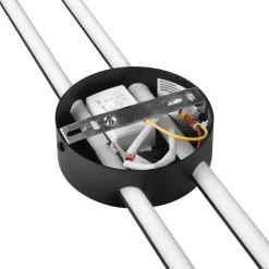 Sale Lamkur LED Wandleuchte indirekt Schwarz H:80 cm 15 W 4000 K