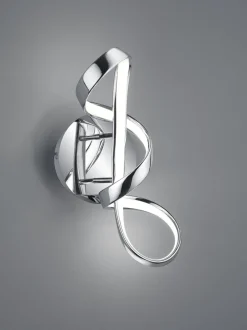 Outlet Trio Reality LED Wandleuchte Metall elegant H:40 cm 2400 lm dimmbar