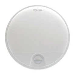 Hot Strühm LED Wandleuchte mit Bewegungsmelder D: 21 cm IP54 Weiß Outdoor