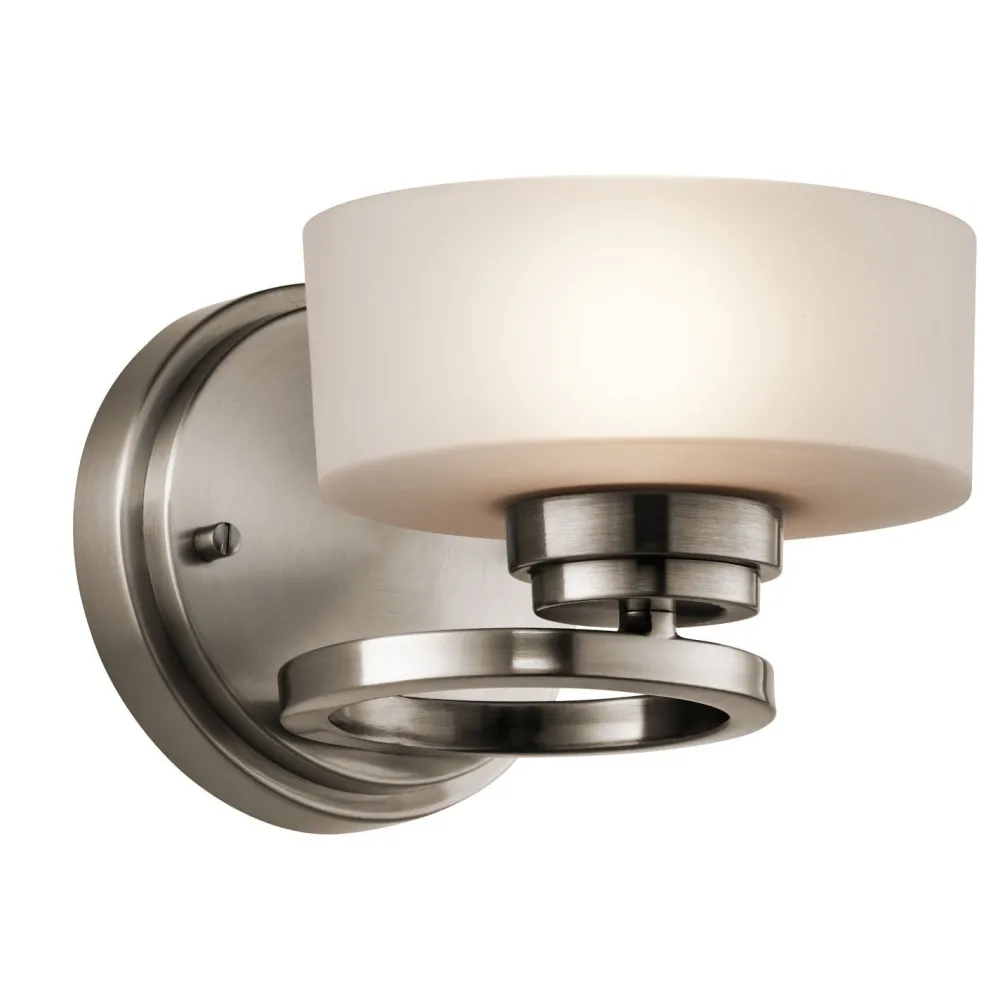 Elstead LED Wandleuchte Modern Rund Hotel Flur Treppe DUNIYA* Wohnzimmerlampen|Glaslampen