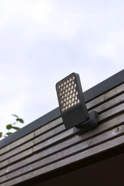 Eco-Light LED Wandleuchte Outdoor Anthrazit 4000 K IP54 beweglich* Metall Lampen|Led Außenleuchten