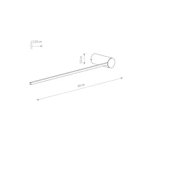 Nowodvorski LED Wandleuchte Schwarz Aluminium 4000 K 390 lm indirekt* Led Lampen|Wandleuchten