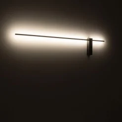 Nowodvorski LED Wandleuchte Schwarz indirekt 120 cm lang 3000 K 540 lm* Wohnzimmerlampen|Metall Lampen
