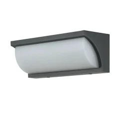 SU-MA LED Wandleuchte TENBOS Anthrazit IP65 Modern Außen* Metall Lampen|Feuchtraumleuchten