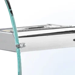 Searchlight LED Wandleuchte Up Down Chrom Klar H: 29 cm Glas Metall* Led Lampen|Wandleuchten