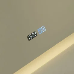 Searchlight LED Wandspiegel mit Licht Touch Dimmer IP44 48 W eckig* Flurlampen|Metall Lampen