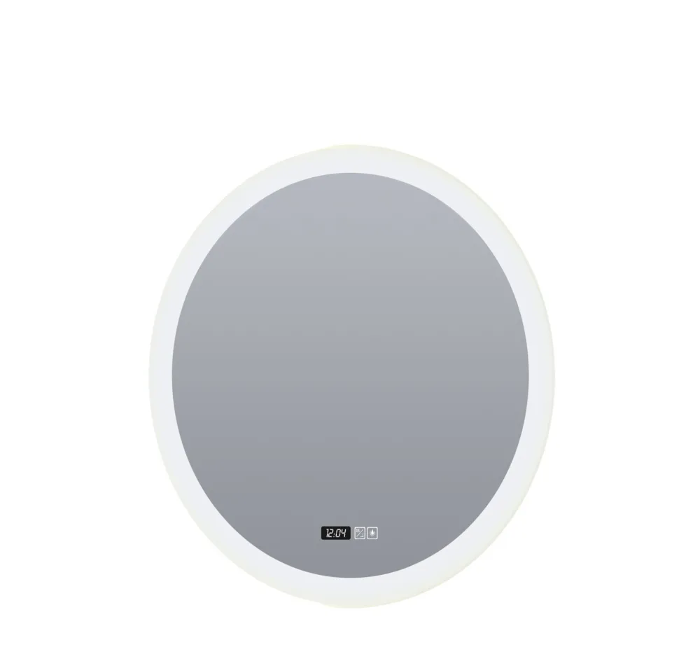 Searchlight LED Wandspiegel mit Licht Touch Dimmer IP44 28 W rund* Flurlampen|Metall Lampen