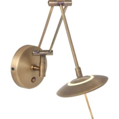 Steinhauer LED Wandspot in Bronze mit Stecker dimmbar beweglich* Led Lampen|Spots