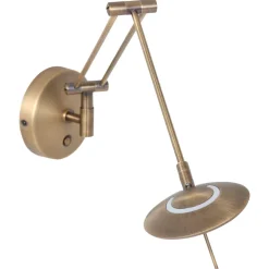 Steinhauer LED Wandspot in Bronze mit Stecker dimmbar beweglich* Led Lampen|Spots