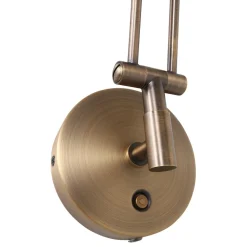 Steinhauer LED Wandspot in Bronze mit Stecker dimmbar beweglich* Led Lampen|Spots