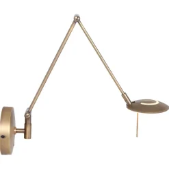 Steinhauer LED Wandspot in Bronze mit Stecker dimmbar beweglich* Led Lampen|Spots