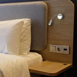 Hot Searchlight LED Wandspot mit Schalter Flexarm Metall in Chrom 66 lm