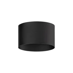 TK Lighting LED Wandspot Up Down Aluminium 10 W Ø17 cm IP54 Schwarz