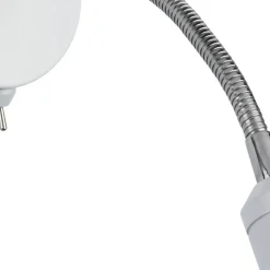 Hot Searchlight LED Wandstrahler mit Schalter Flexarm in Weiß T:31 cm