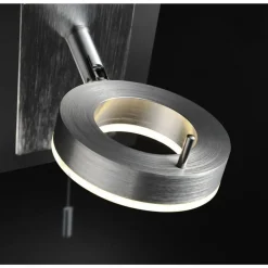 Paul Neuhaus LED Wandstrahler Zugschalter IP44 flexibel in Aluminium* Wandleuchten|Flurlampen