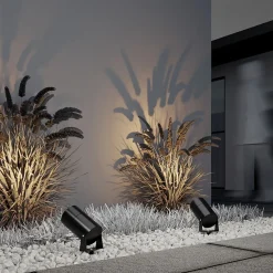 Best Maytoni LED Wegeleuchte Aluminium Glas 22,2 cm mit Erdspieß