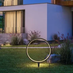 Online Just Light LED Wegeleuchte mit Erdspieß 48 cm IP65 3000 K Schwarz