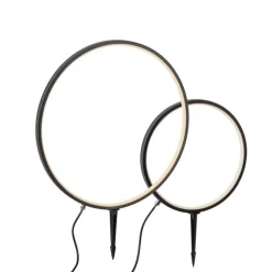 Just Light LED Wegeleuchte mit Erdspieß 2er Set 66 cm IP65 Schwarz* Metall Lampen|Designerlampen