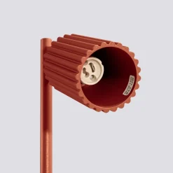 Sollux Leselampe GU10 43 cm hoch Aluminium in Rot Modern schwenkbar* Bürolampen|Schlafzimmer Lampen