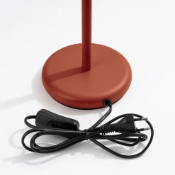 Sollux Leselampe GU10 43 cm hoch Aluminium in Rot Modern schwenkbar* Bürolampen|Schlafzimmer Lampen