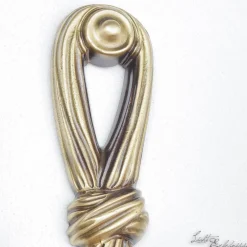 New Giovanni Battista Leuchter Wandlampe aus Echt-Messing in Bronze