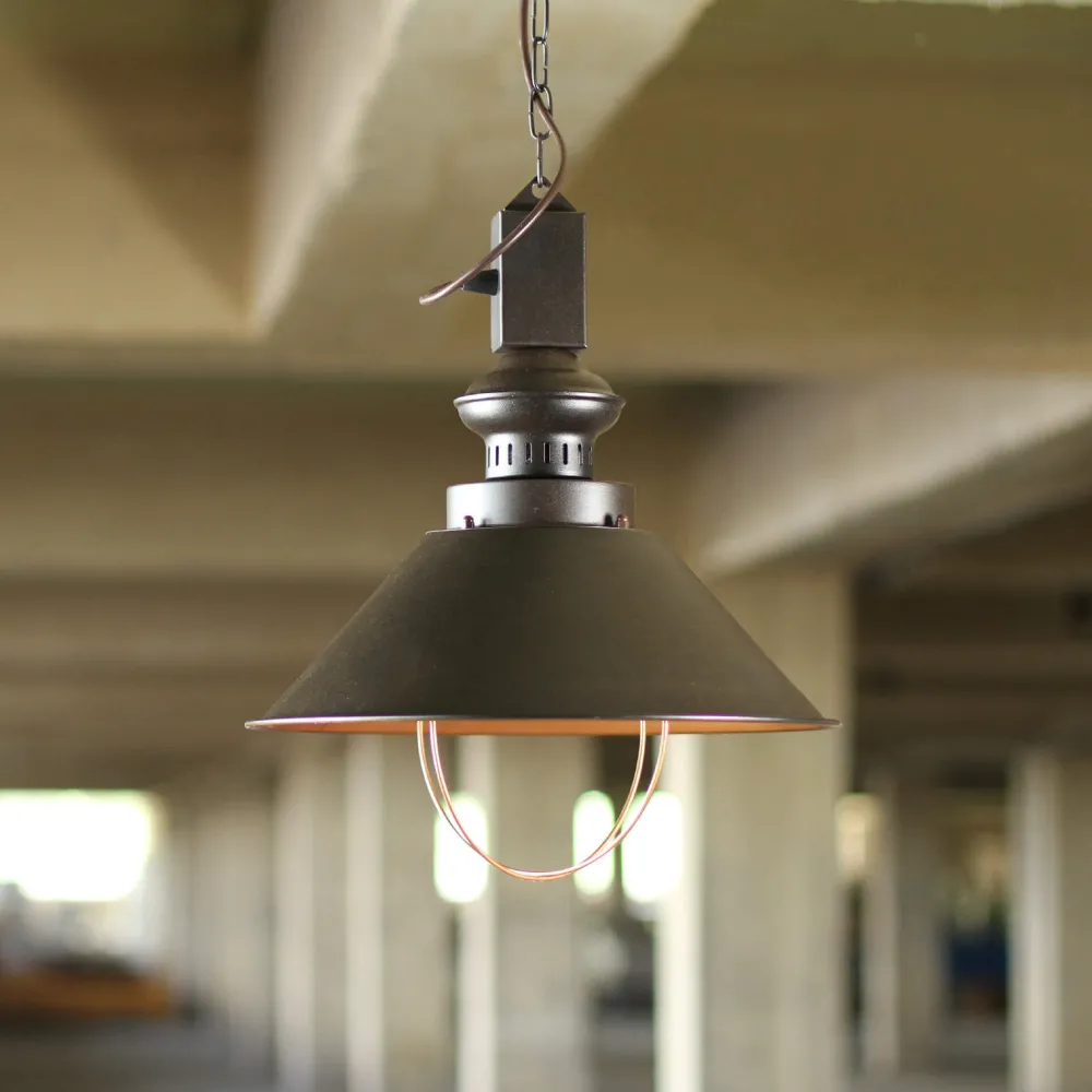 Best Nowodvorski Loft Hängeleuchte mit Kette braun/kupfer