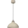 Clearance Luminex Loft Pendelleuchte Beige Metall Ø30 cm E27 akzentuiert