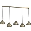 Outlet Luminex Loft Pendelleuchte Metall 125 cm XXL E27 in Gold