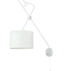 Clearance Nowodvorski Loft Wandleuchte mit Schalter VIPER flexibel Weiß