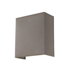 Online Duolla Loft Wandleuchte Stoff Schirm Taupe Loft Design E27